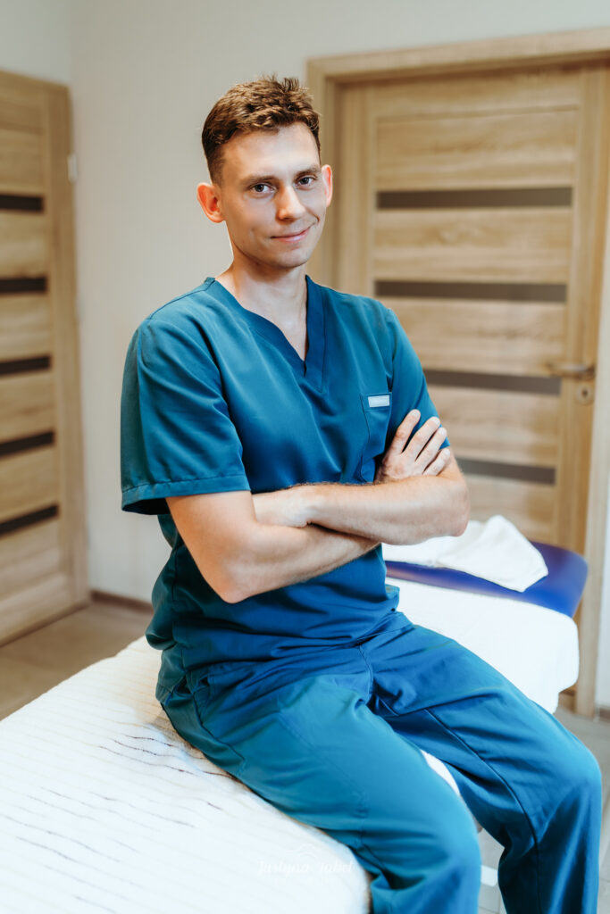 Sesja wizerunkowa w gabinecie „Odnowa biologiczna” Wojciecha Stanka w Gogolinie.