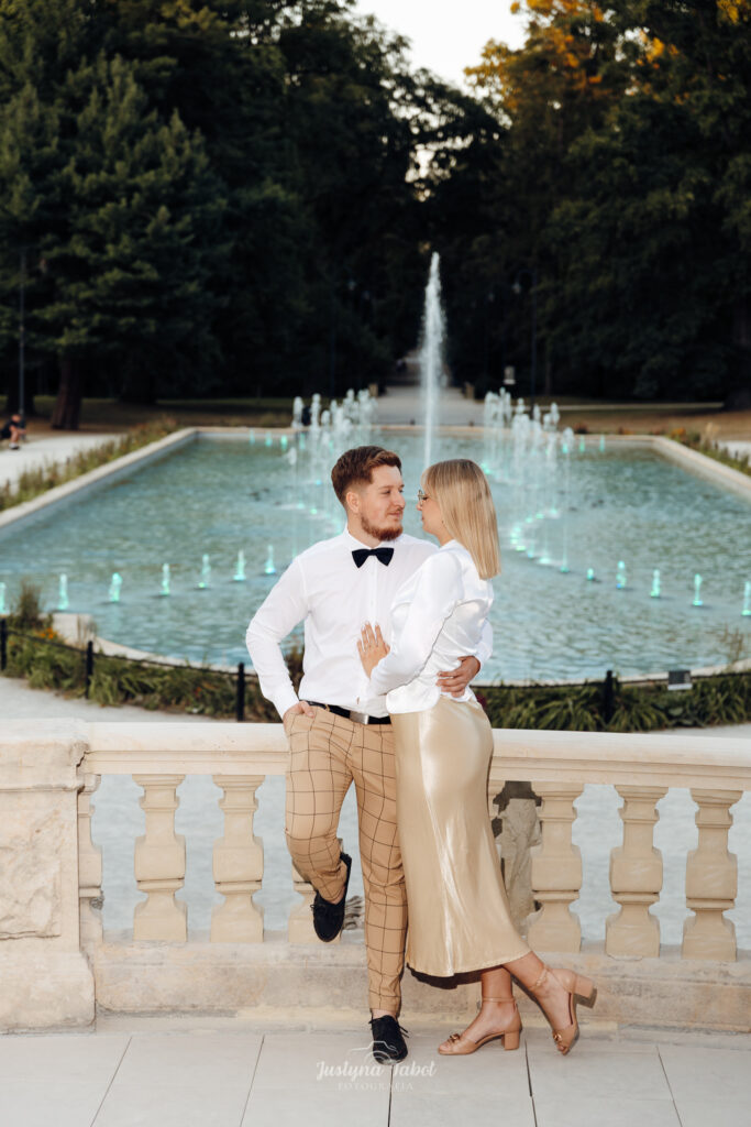 Saskia i Rafał na Zamku w Mosznej