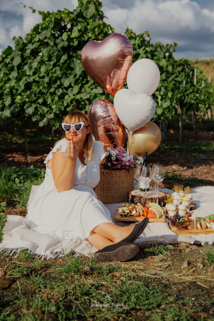 Toskański wieczór panieński Moniki w opolskiej winnicy.